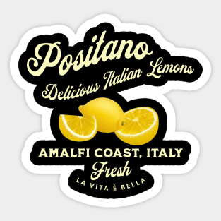 Bring the essence of travel to your home with this Positano-inspired artwork! Vibrant lemons capture the spirit of Italy's Amalfi Coast Sticker